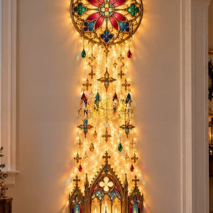 Glowing wall decoration