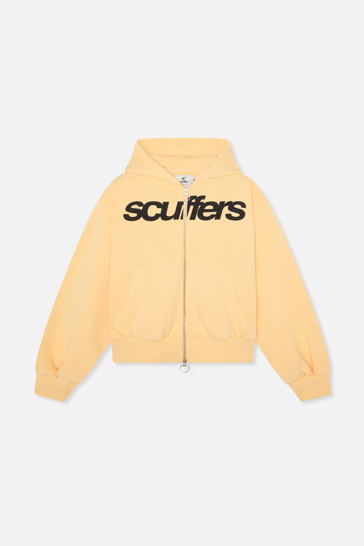 Letter Print Zipper Hooded Sweatshirt