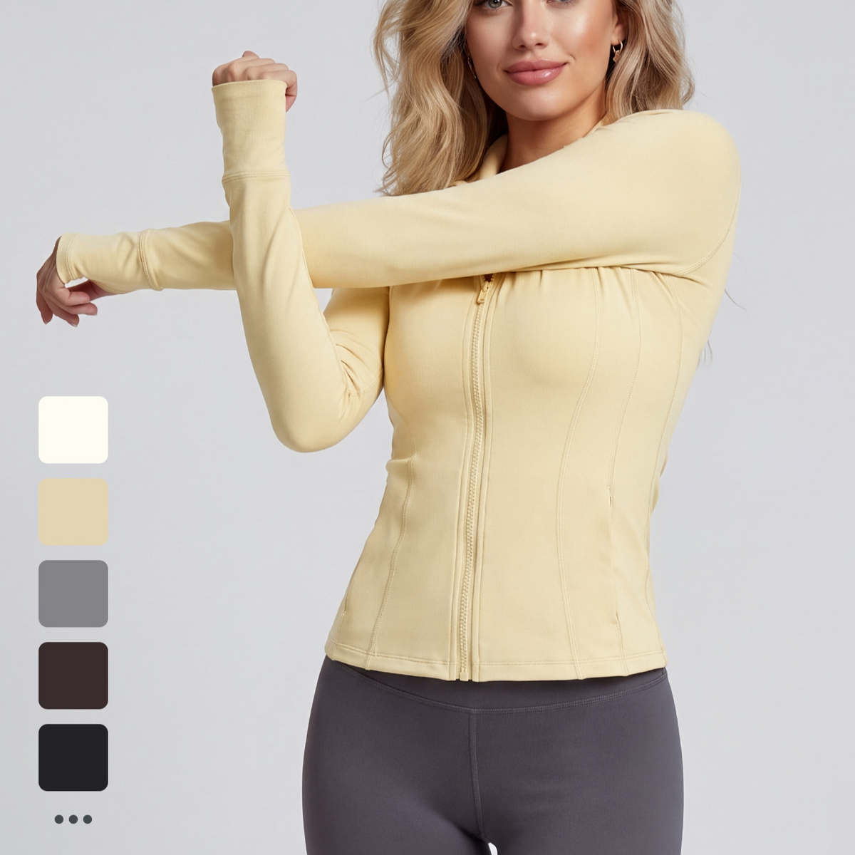 Womens UV Protection Stand Collar Shirt