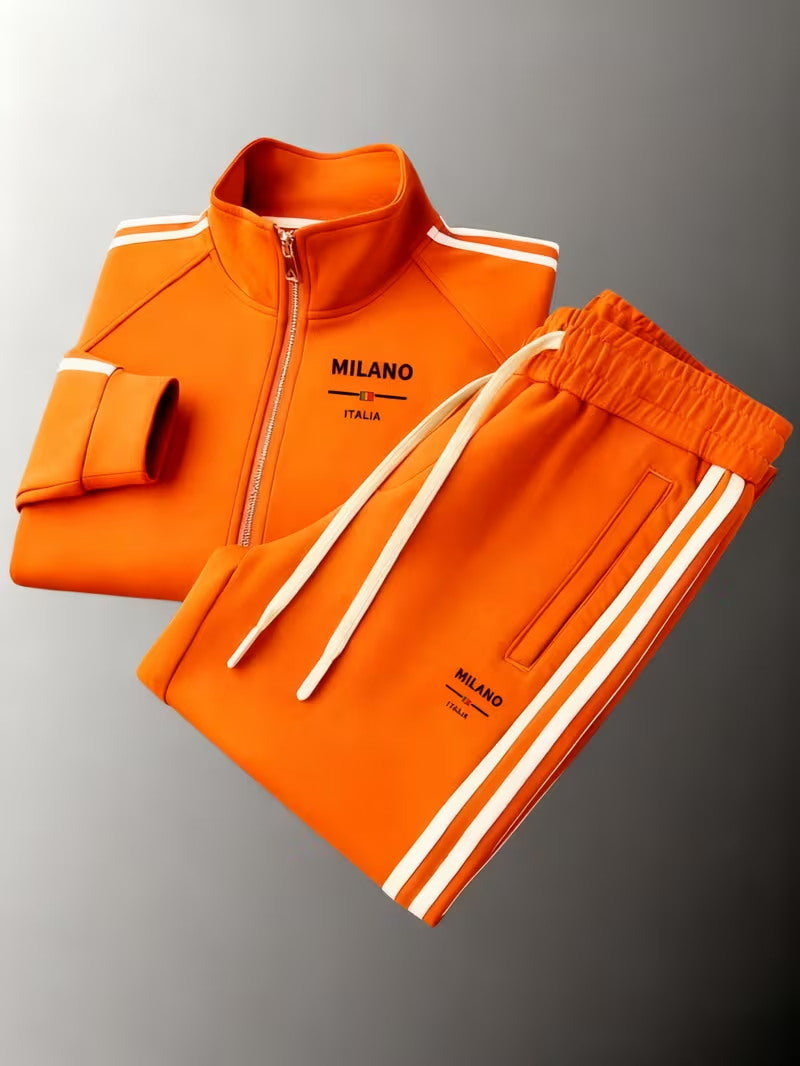 Mens Zip Up Jacket and Pants Set