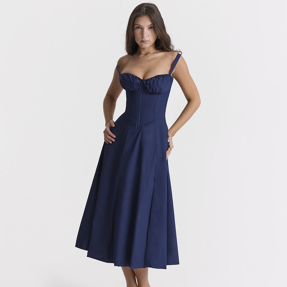 Strap Waist Sling Dress