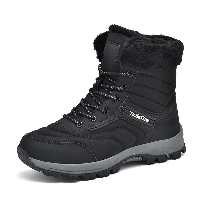 Womens Snow Boots Winter Warm MidTop Outdoor Boots with Faux Fur Lining