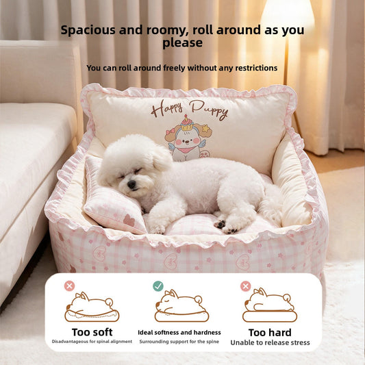 Removable Washable Pet Bed for Small Dogs