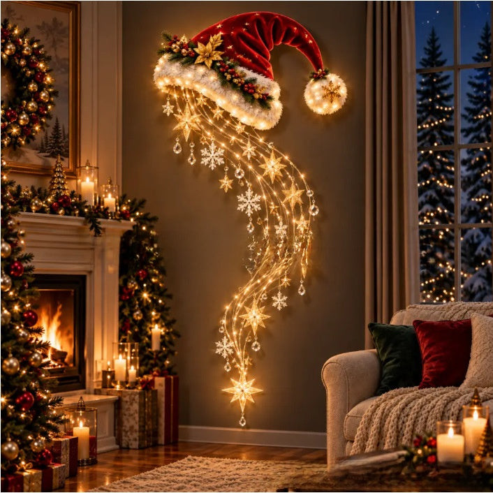 Glowing wall decoration