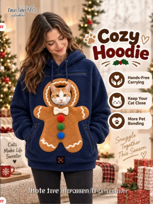 Christmas Hooded Fleece Sweatshirt