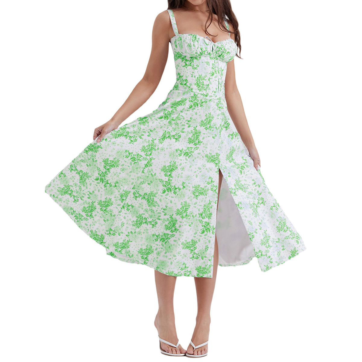 Strap Waist Sling Dress