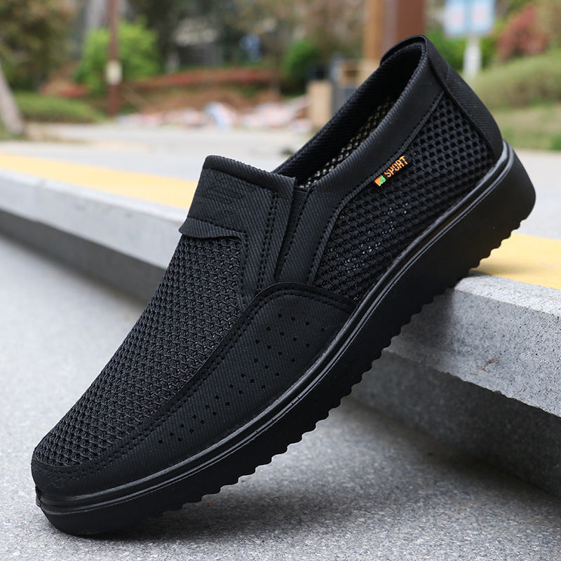Mens Breathable Slip-On Casual Shoes