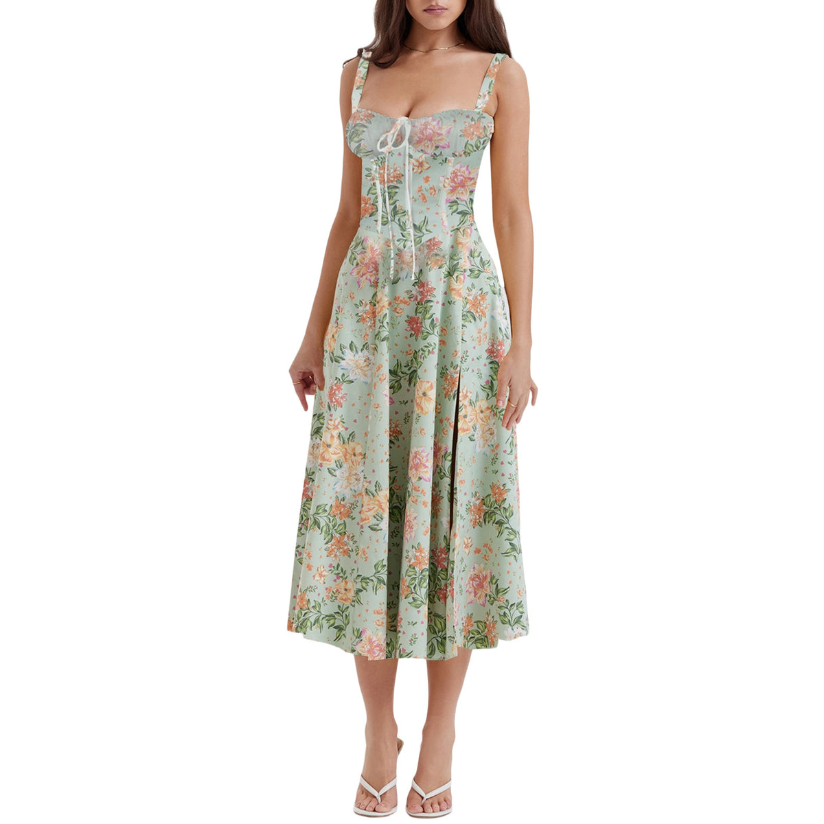 Strap Waist Sling Dress