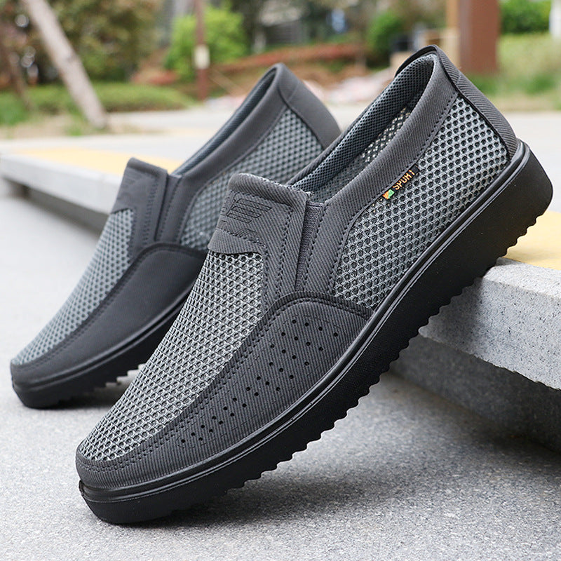 Mens Breathable Slip-On Casual Shoes