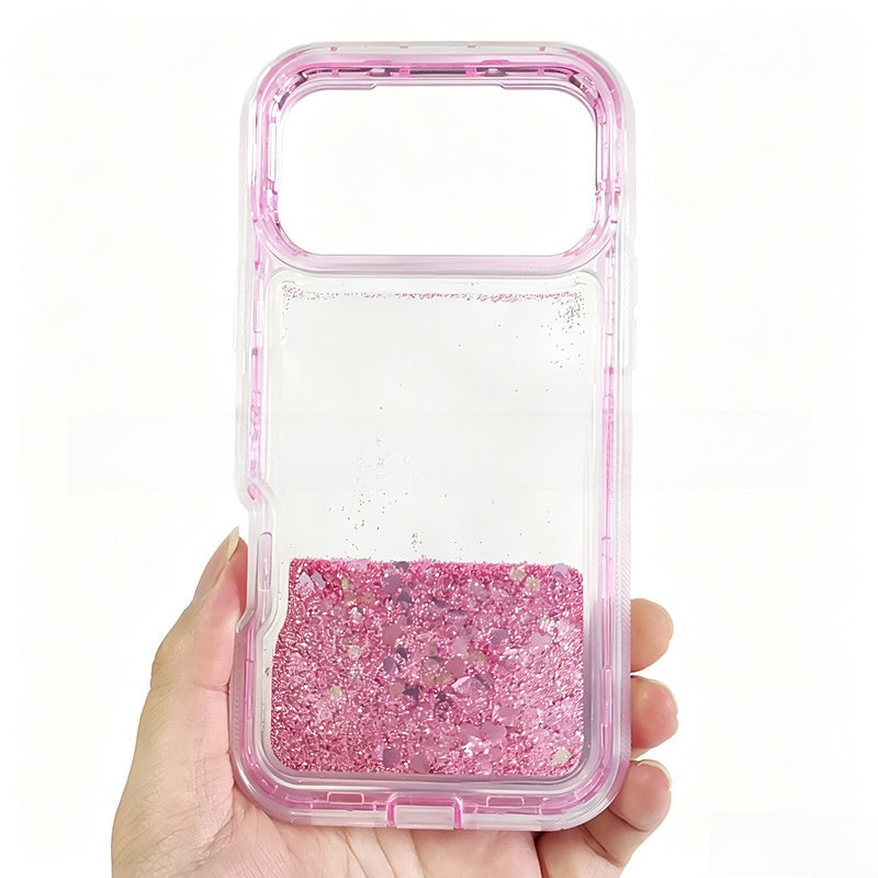 Liquid Sand Three-In-One Anti-Fall Phone Case