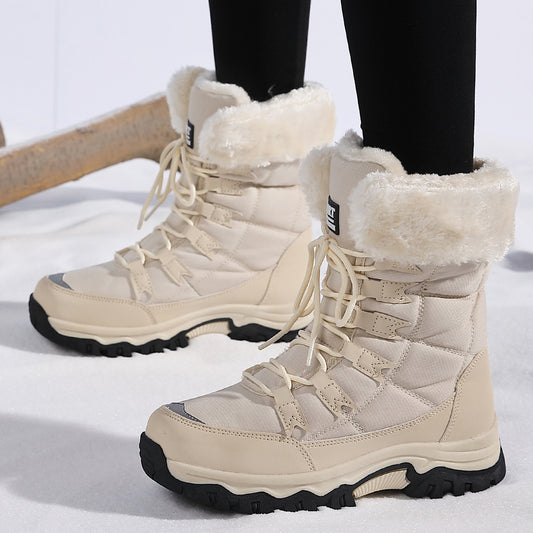 Fleece Lined Winter Snow Boots