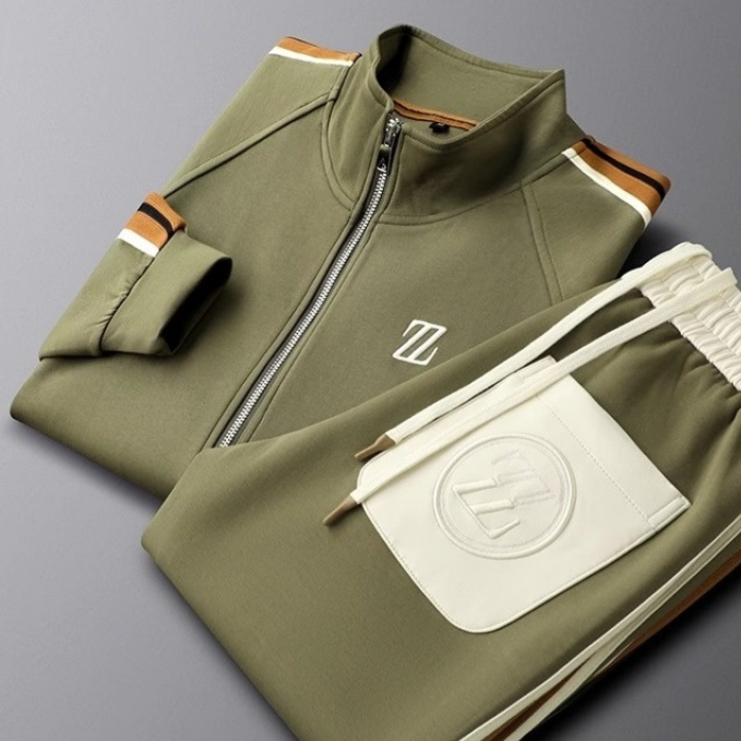 Men's fall stand-up collar casual sportswear