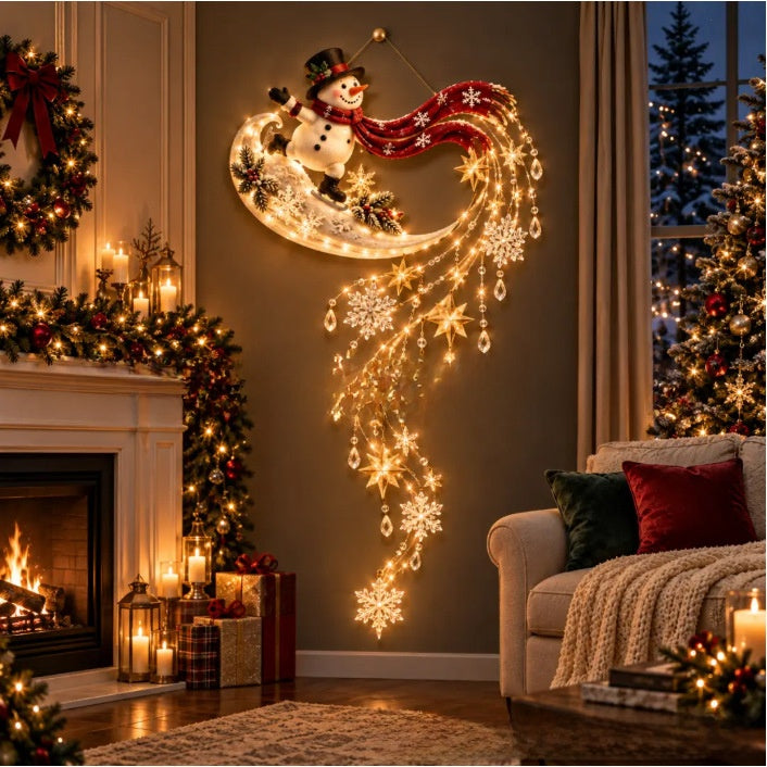 Glowing wall decoration