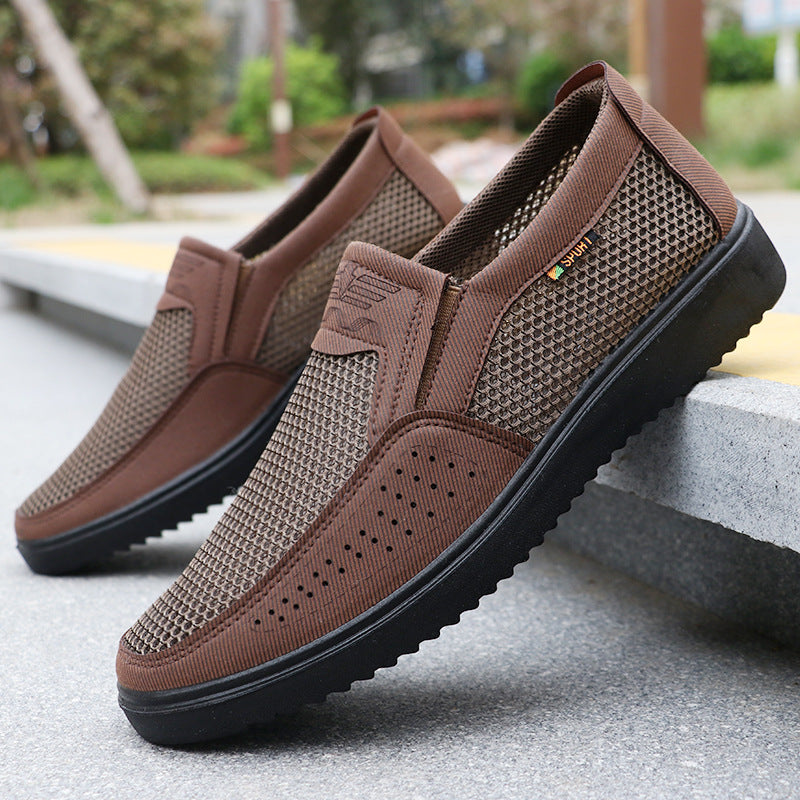 Mens Breathable Slip-On Casual Shoes