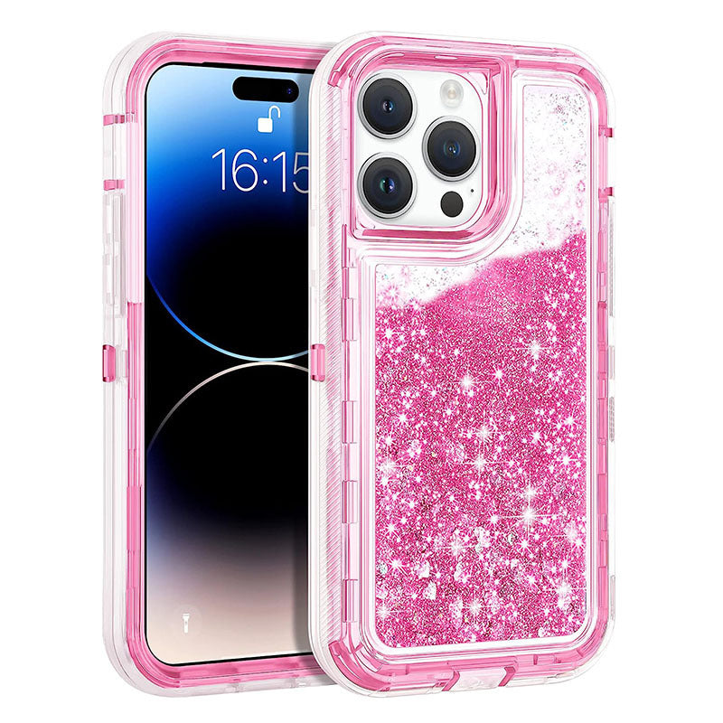 Liquid Sand Three-In-One Anti-Fall Phone Case
