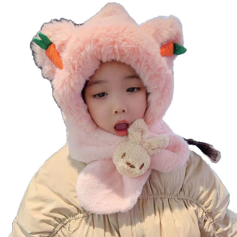 Thickened Windproof Fluffy Cap