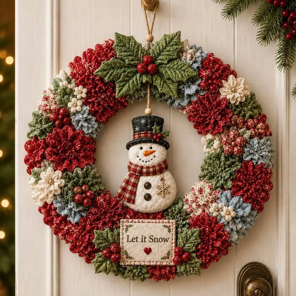 DIY Fabric Christmas Wreath Craft Kit