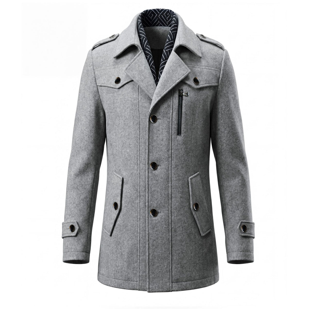 Unisex Wool Coat