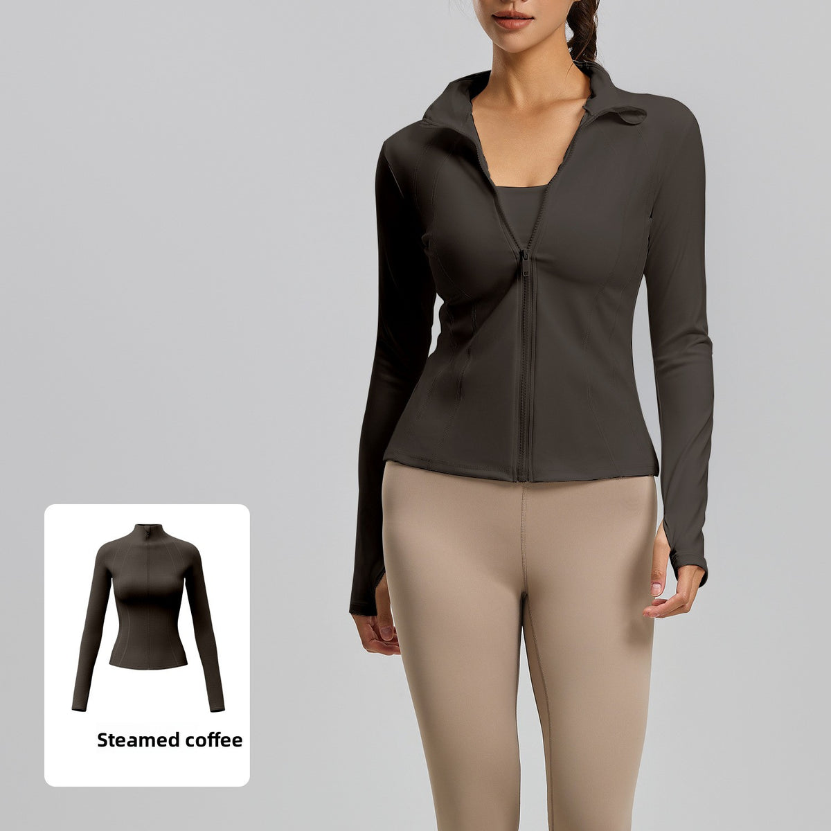 Womens UV Protection Stand Collar Shirt