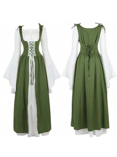 Medieval Court Two-Piece Performance Dress