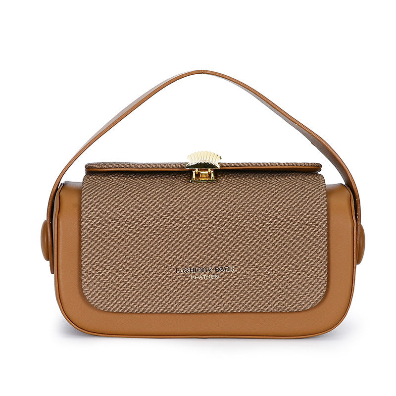 Fashion PU Leather Small Square Shoulder Bag