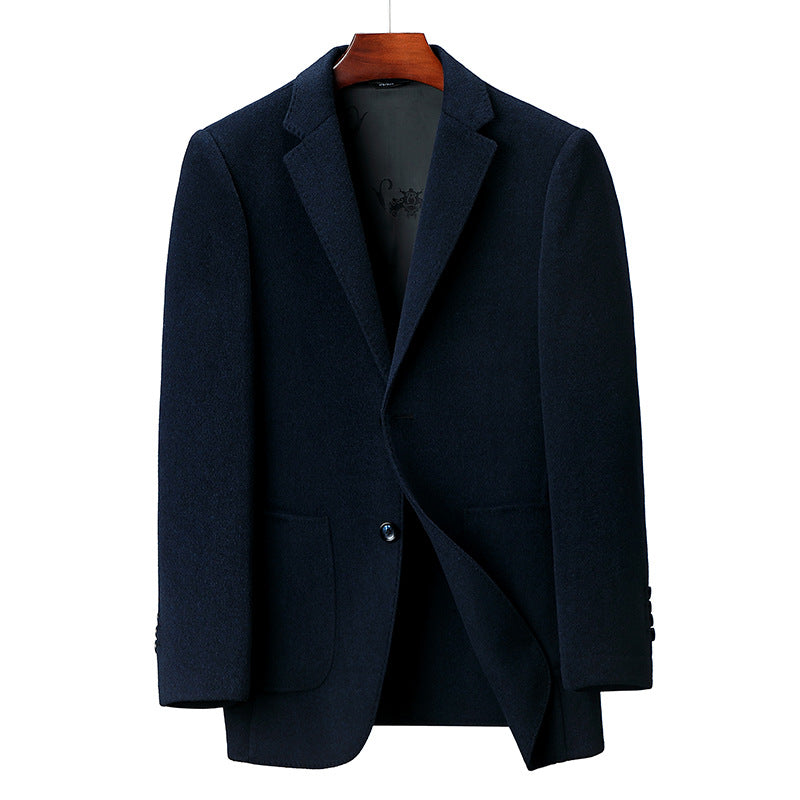 Double-Faced Wool Business Coat