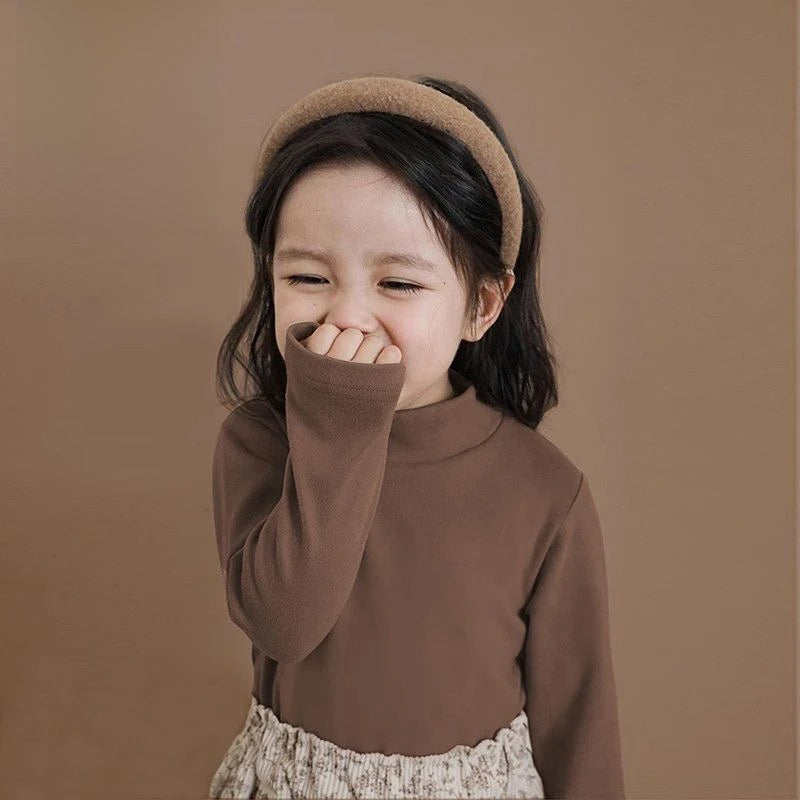 Girl's Half-Collar Top