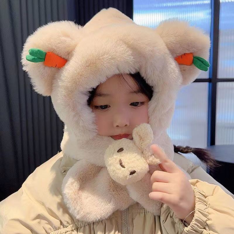 Thickened Windproof Fluffy Cap
