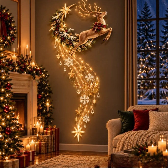 Glowing wall decoration