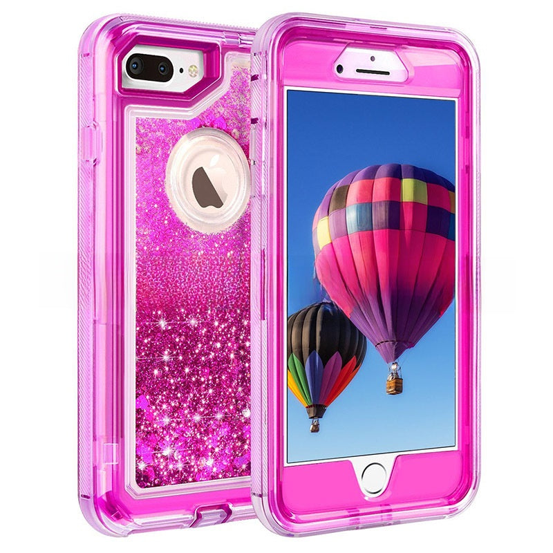 Liquid Sand Three-In-One Anti-Fall Phone Case