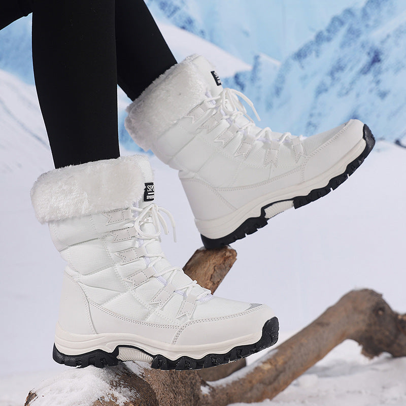 Fleece Lined Winter Snow Boots