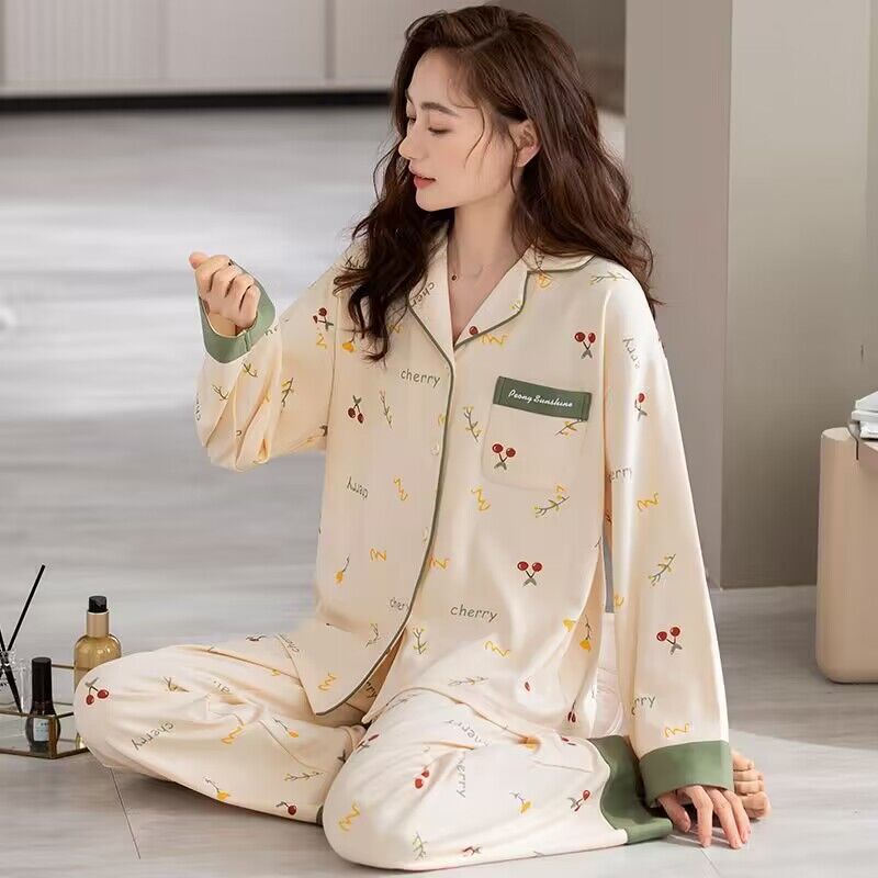 Womens Cotton Pajama Set