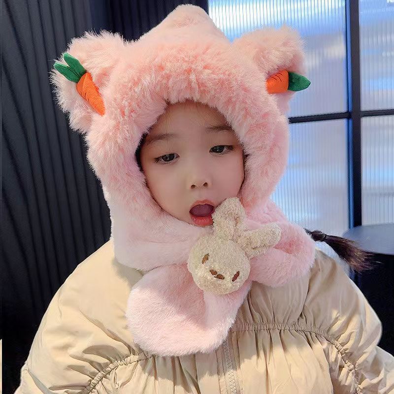 Thickened Windproof Fluffy Cap