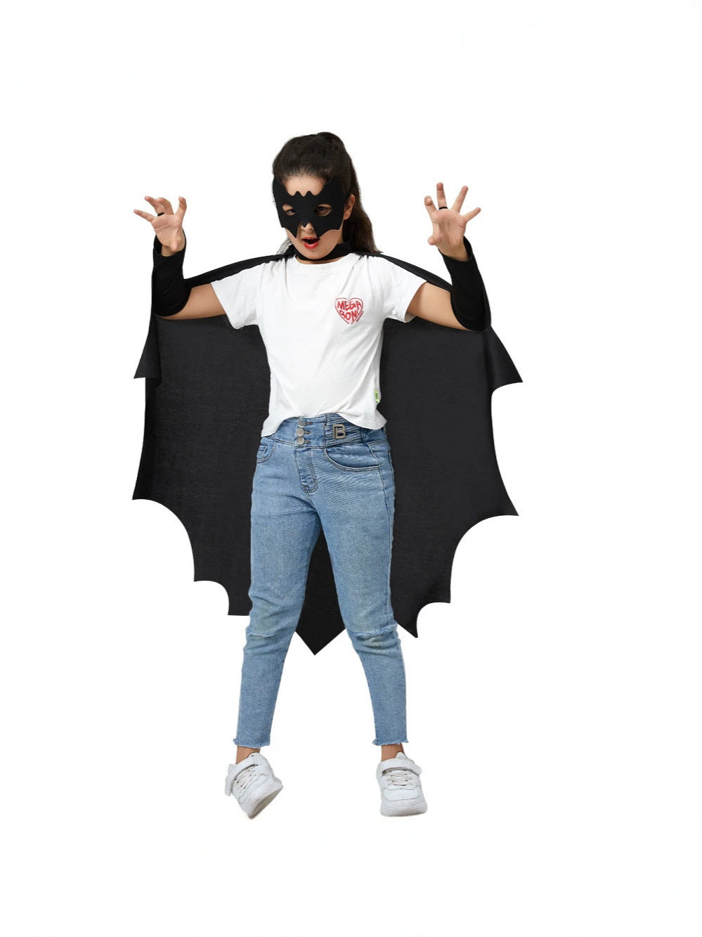 Batwing Sleeve Cape Costume Set