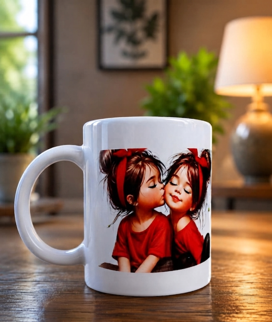 Cat Lover Coffee Mug | Cute Kitty Ceramic Mug | Valentine's Gift | Tea & Coffee Cup