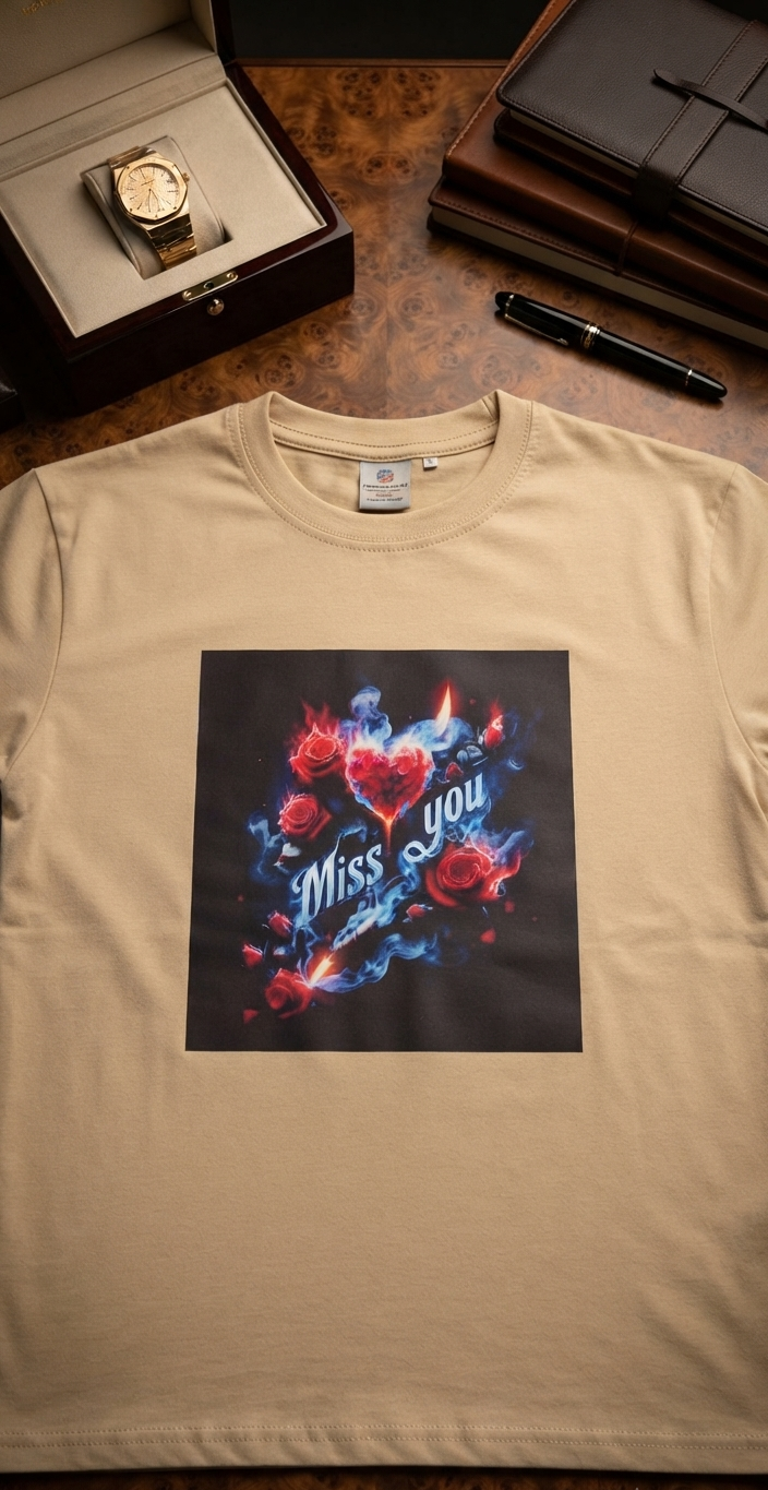 Custom Printed T-Shirt | Personalized Name, Logo & Photo | Premium Cotton Unisex Tee