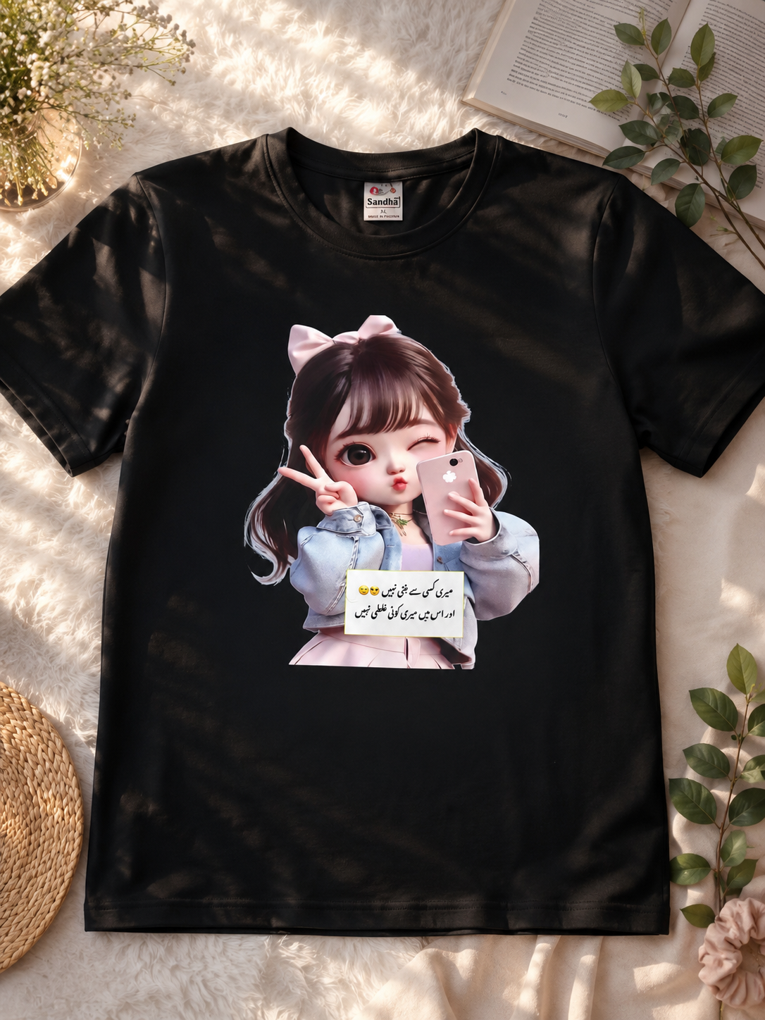 Custom Name & Photo Printed T-Shirt